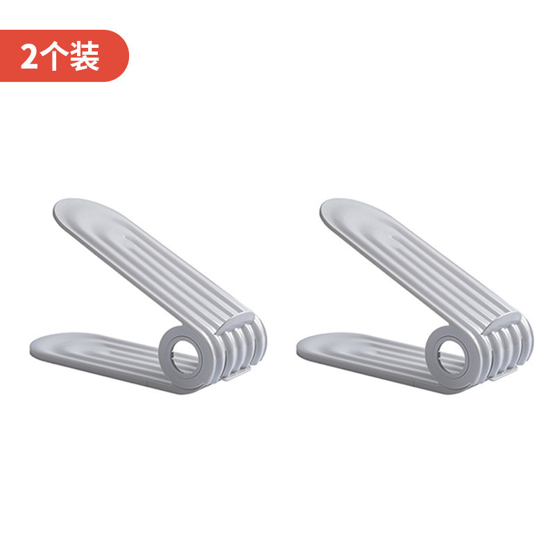 可调节鞋子收纳神器双层省空间鞋子收纳架分层鞋托鞋柜防尘收纳架|undefined