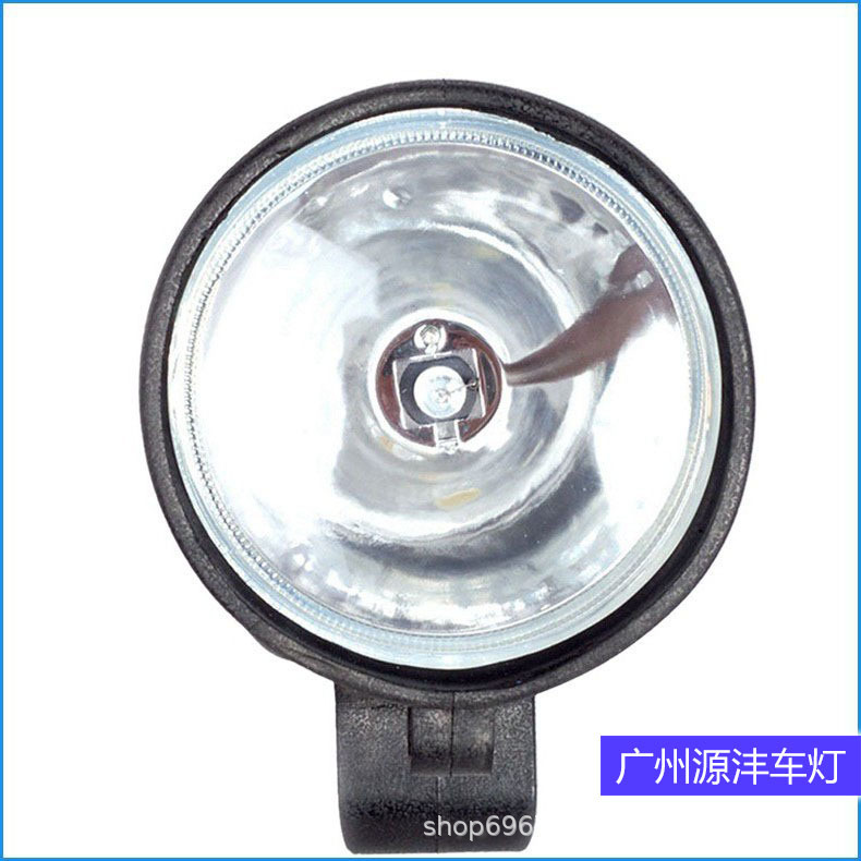 5inch Soft Leather Xenon Searchlight Hid Strong Light Remote Handheld Spotlight for Outdoor Night Fishing 12V24V Car-Mounted