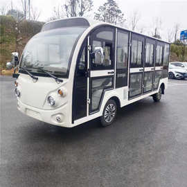 湖南11座景区代步观光车生产厂家电动旅游车尺寸电动巡逻车图片