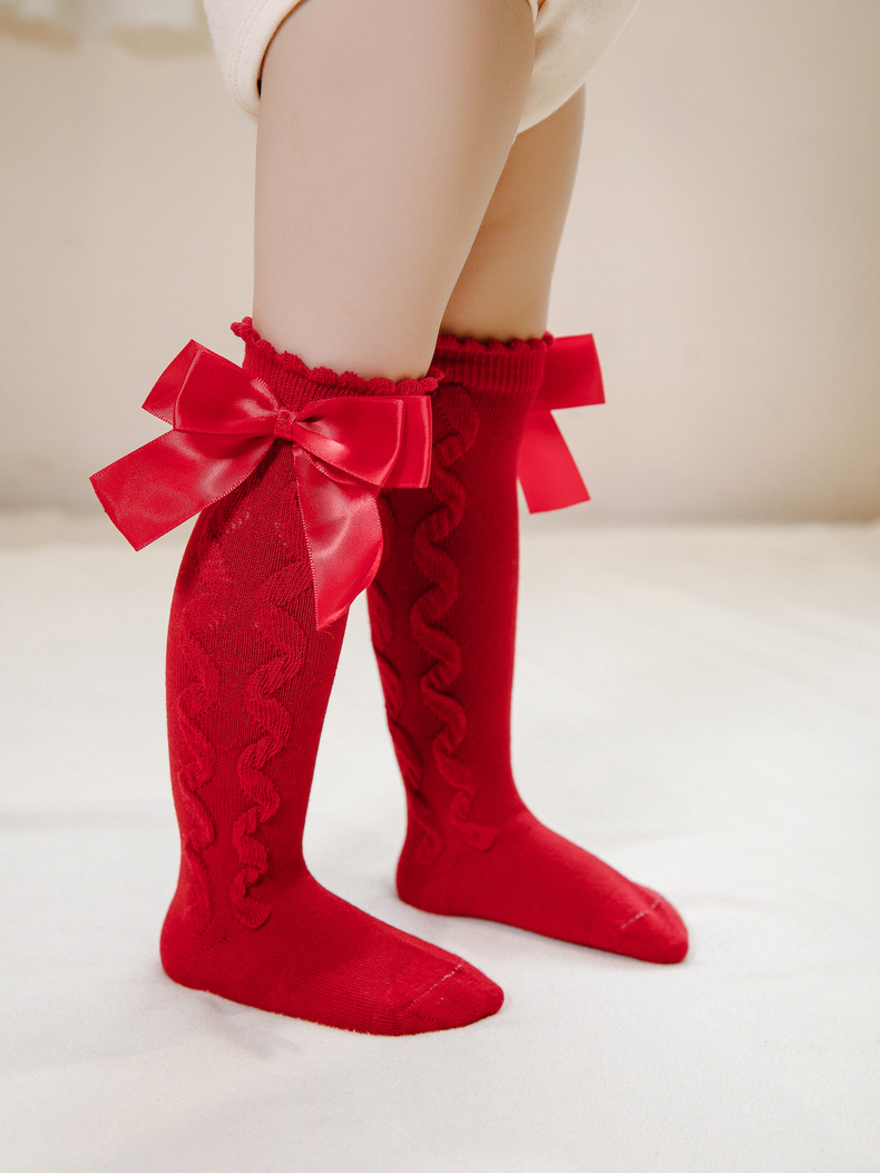 Women's Fashion Solid Color Bow Knot Cotton Ankle Socks 1 Set display picture 3