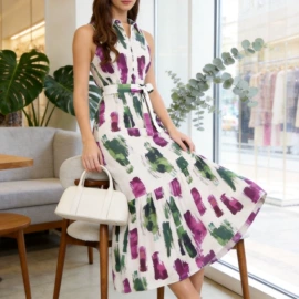 时尚休闲套装;连衣裙;女式T恤