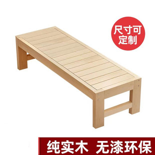 Bed Widened and Lengthened Solid Wood Bed Pine Bed Frame Children's Spliced ​​Bed Crib Single Bed Adults Can Sleep