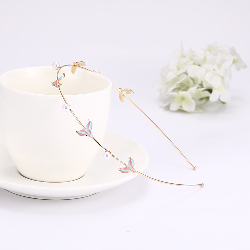 Nueva moda coreana Diamante estrella de mar Diadema Accesorios de diadema de aleación de diamantes de imitación Joyería para el cabello simple Suministro de boutique