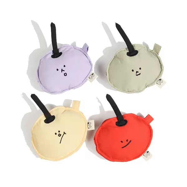 Soft and Shockproof Earphone Case Suitable for Airpods, Mini Plush Cute Coin Purse Pendant