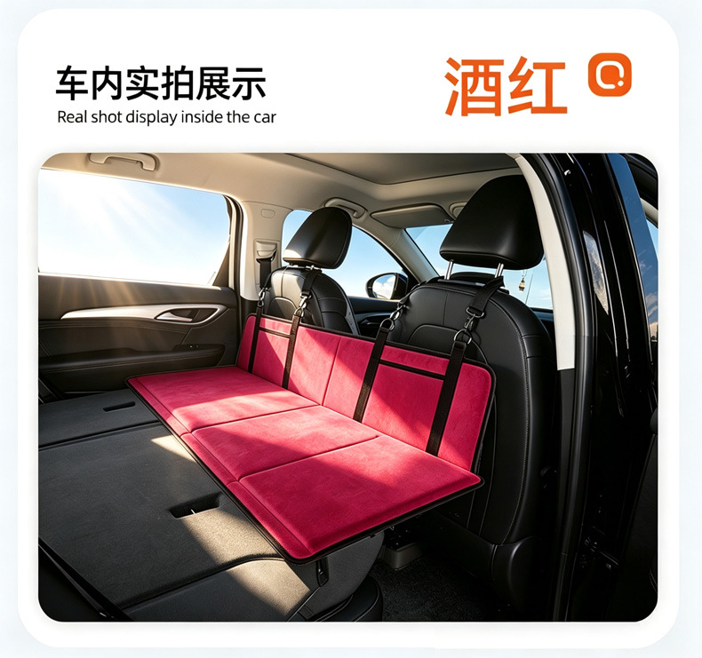 Bed Car Headrest Protector Suv Car Rear Seat Sleeping Pad Portable Folding Extendable Trunk Car Mattress Camping