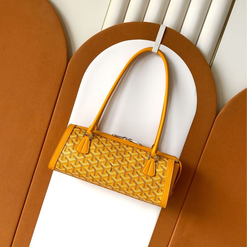 Goyard Vintage Baguette Bag Monogram Pillow Bag Handbag Boston Bowling Bag Shoulder Underarm Bag