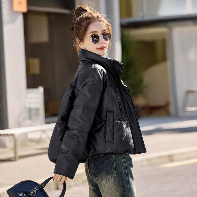 Winter warm velvet down jacket for leisure, duck down