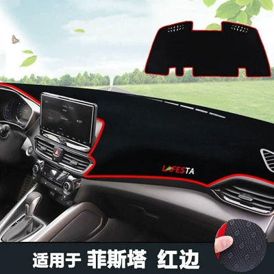 Ix35, Tucson, Elantra, Venue Dashboard, Günəş əleyhinə siperlik - 19-21-festa-front-pad-rear-window-pad-red-edge