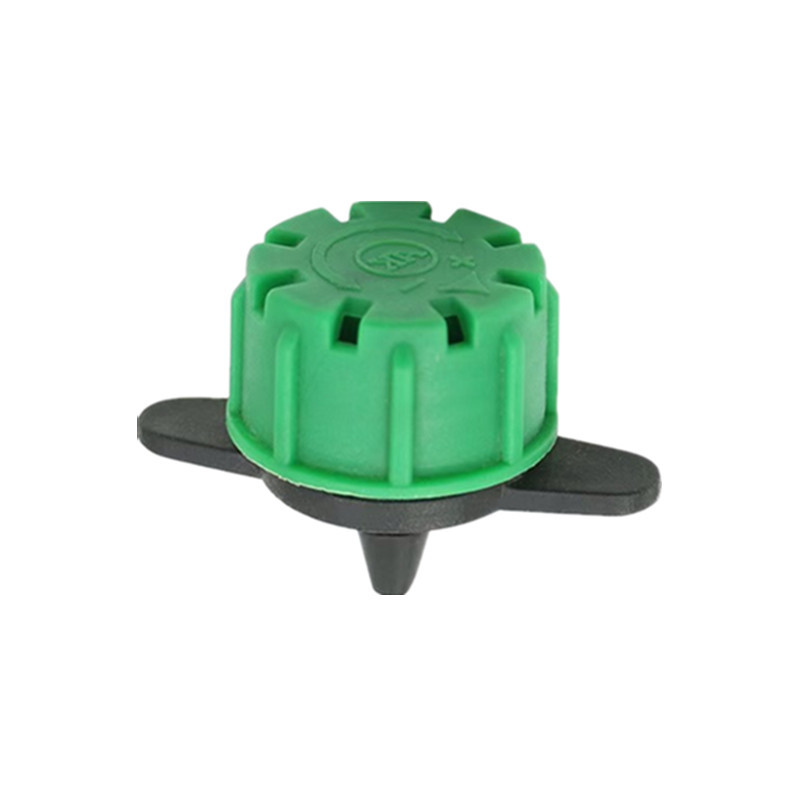 Nuevo tipo verde de ocho agujeros de goteo verde compensación de presión de caudal ajustable equipo de riego de goteo accesorios de jardinería