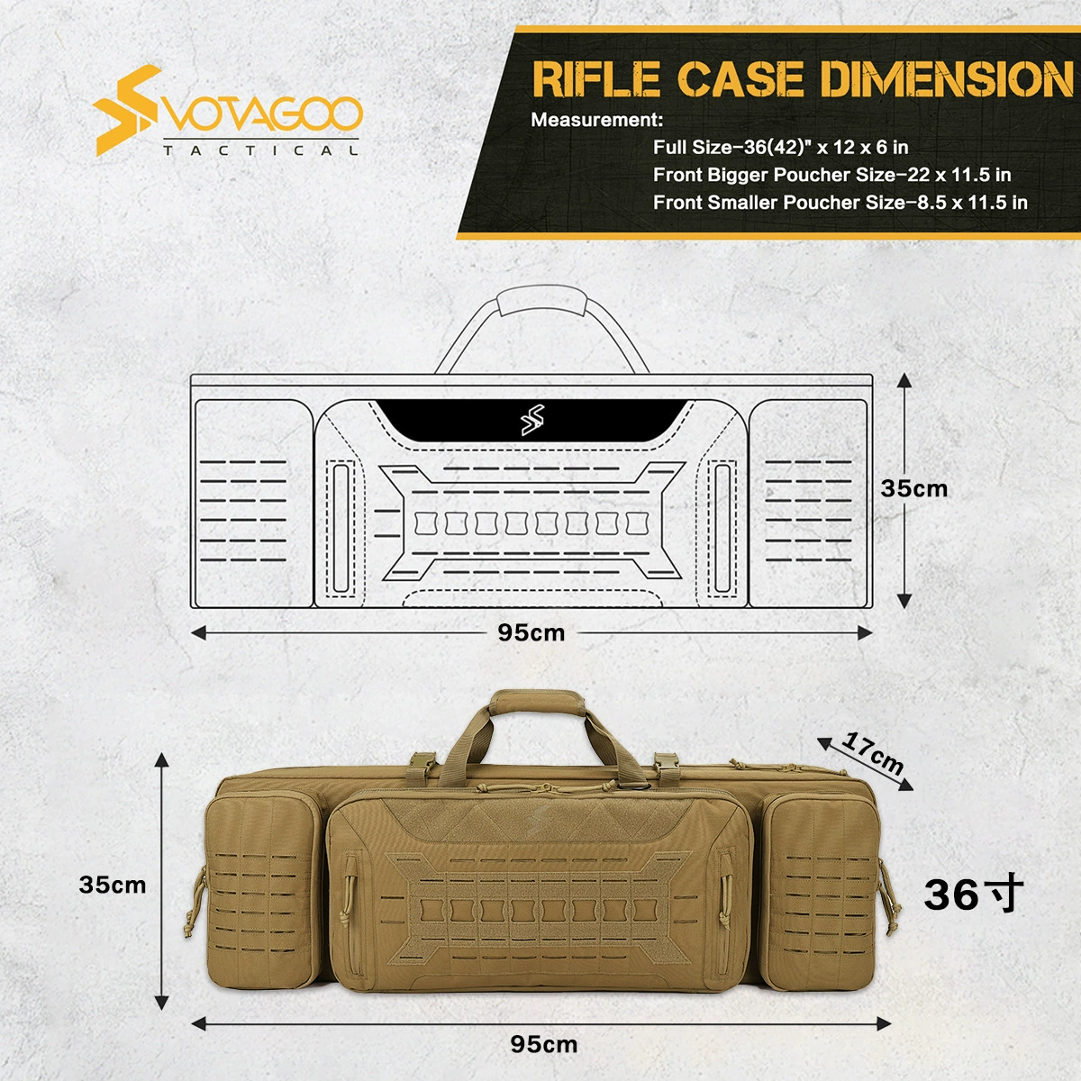 Bolsa táctica para transporte de equipo
