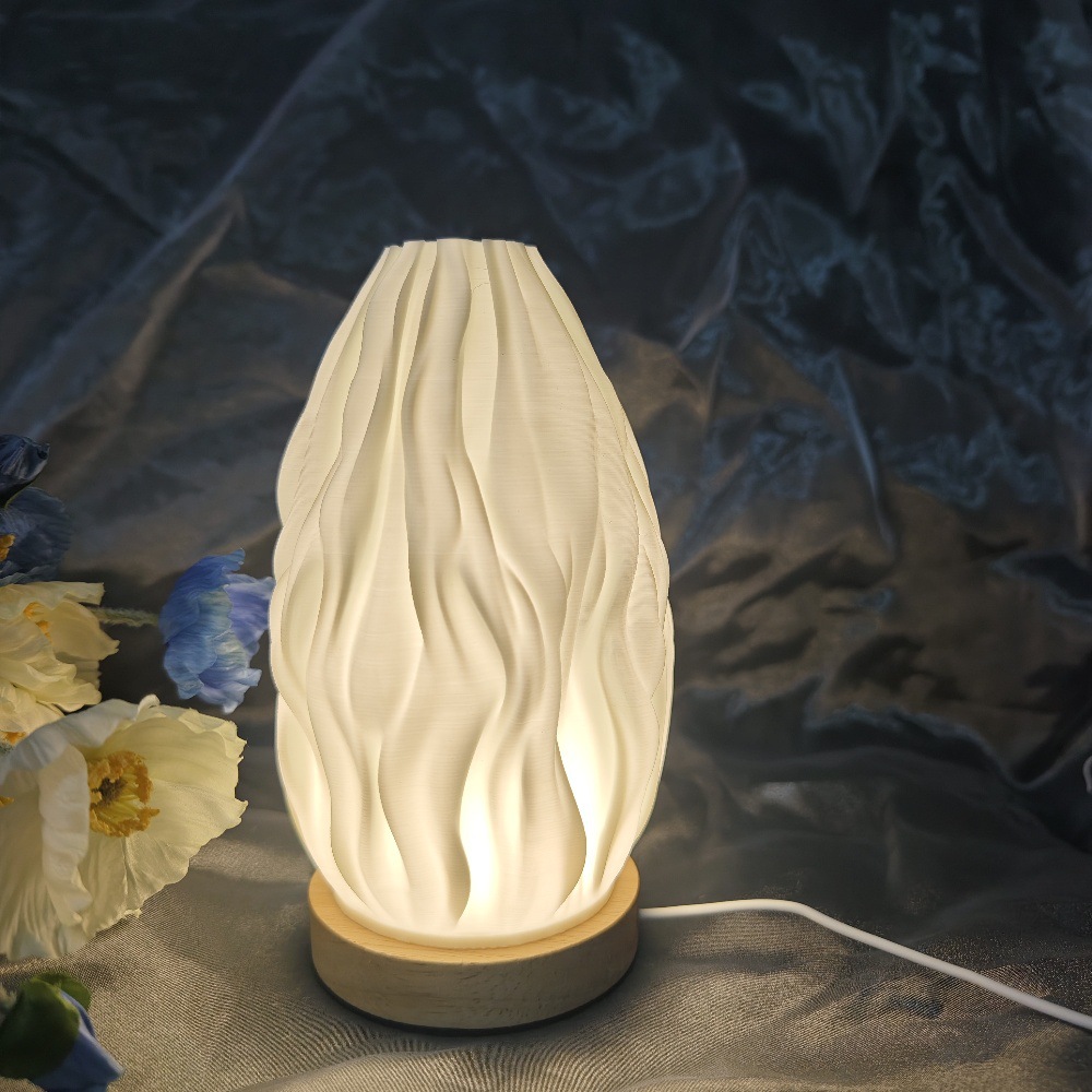 USB enchufable personalizado pequeña lámpara de mesa luz de noche de San Valentín LED 3 colores cambiar salud protección ocular
