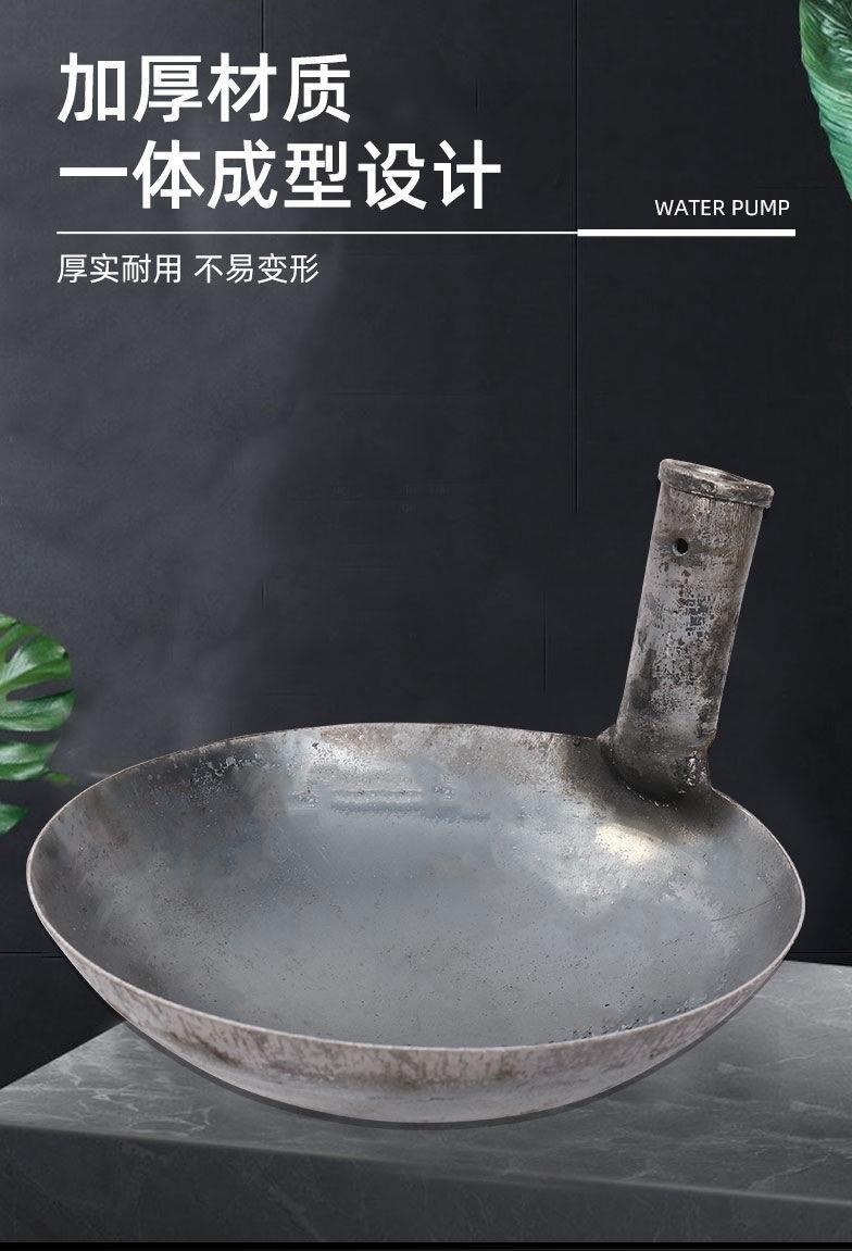加厚大铁勺铁瓢长柄添料勺养殖用铁舀子掏粪勺工业舀水舀混凝土勺-阿里巴巴
