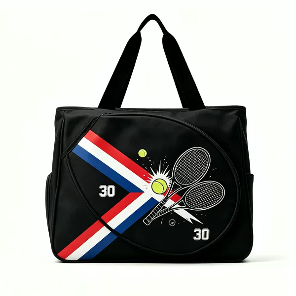 2026 new cross-border tennis bag, large capacity, single-shoulder badminton bag, pickleball bag, stylish design, with a separate shoe compartment