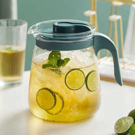 耐高温玻璃冷水壶家用大容量凉白开水壶水瓶杯子套装果汁茶壶北欧