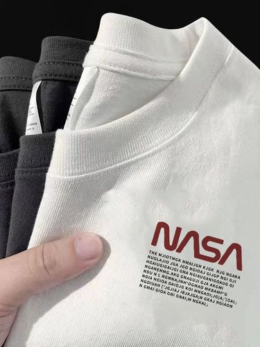 Summer Ice Silk Stylish T-Shirt, Versatile Athletic Cute Print Trendy Slim Fit Round Neck Short Sleeve T-Shirt for Men