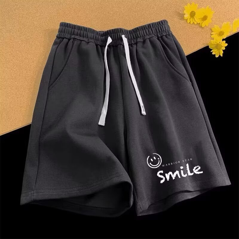 Men's Versatile Trendy Casual Loose Summer Shorts with Name Letters, Same Style as World Table Tennis Champion Sun Yingsha