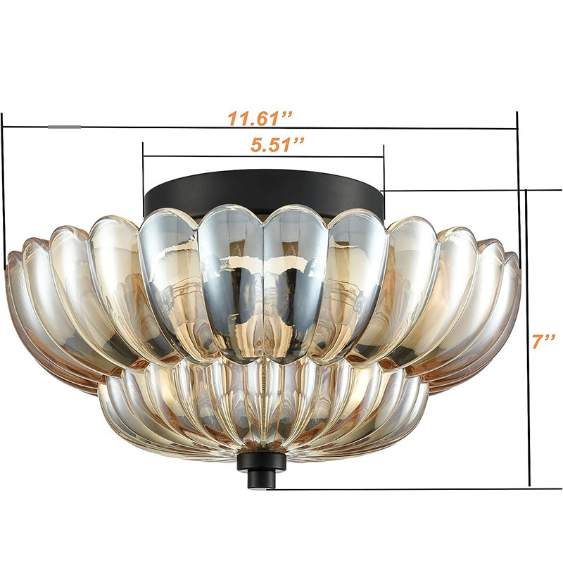 glass ceiling light
