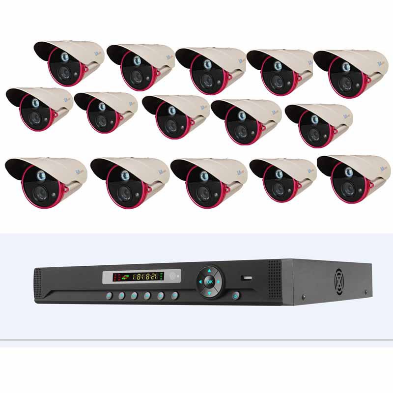 HD 1000 línea paquete de equipos de monitoreo de 16 vías sistema de monitoreo paquete de monitoreo equipo de monitoreo