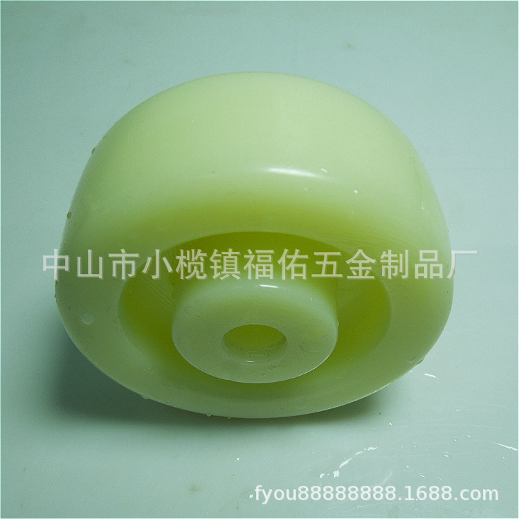 厂家批发万向轮家具轮橡胶包铁轮推车用脚轮肥仔轮子轻型PP单轮片