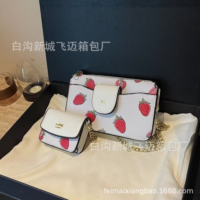 套装高质量子母包2025跨境新款链条精致bags斜挎包欧美个性手提包|undefined