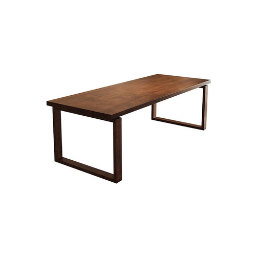 Yitian Nordic Solid Wood Dining Table for Small Apartments, Home Restaurant Table and Chairs, Rectangular Eating Table, Long Table