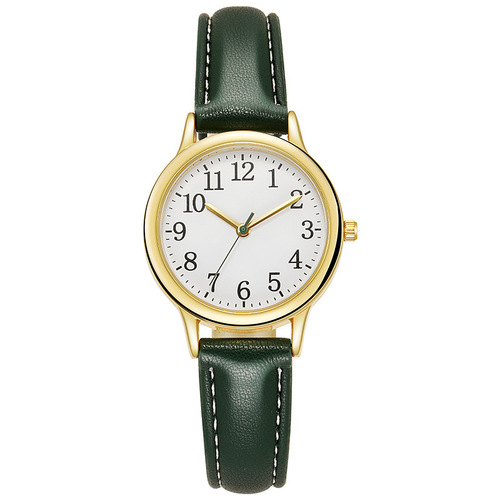 Cross-border foreign trade new simple digital fashion women's quartz watch compact belt women's watch women's watch wholesale