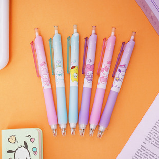 BJ-5062 Sanrio Cartoon ins High Color Value Press Gel Pen Student Quick Dry ST Black Pen Cute Soft Rubber Pen