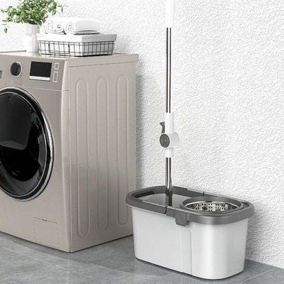 家用多功能免手洗旋转拖把桶干湿拖把新款懒人双驱动旋转拖把地拖