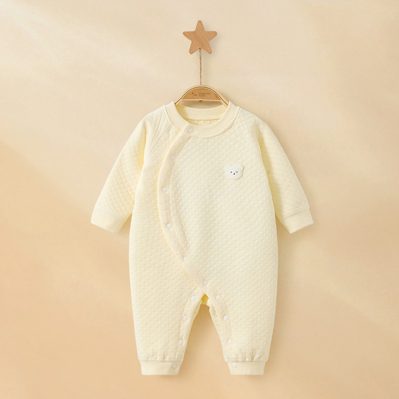 Primavera, otoño, invierno, camiseta de bebé, recién nacidos, cálido, algodón delgado para niños, niñas y niños pequeños, ropa de otoño, ropa de bebé