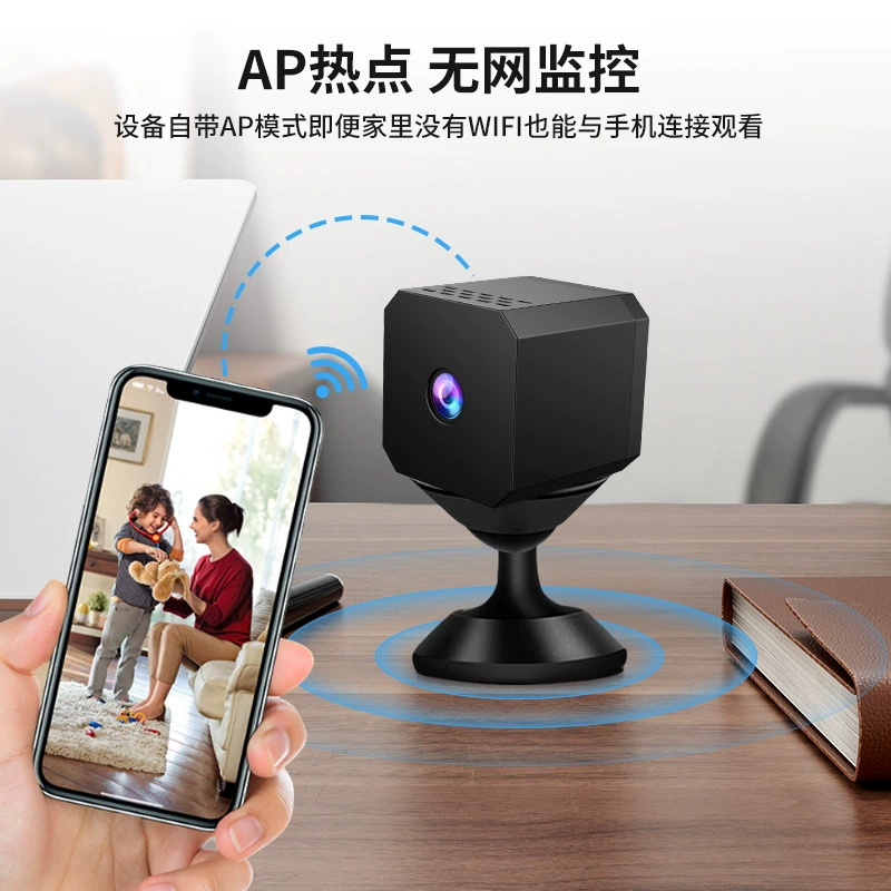 Камера CCTV F1, беспроводной Wi‑Fi умный монитор, HD удаленный просмотр, MicroSD 8/16/32 ГБ