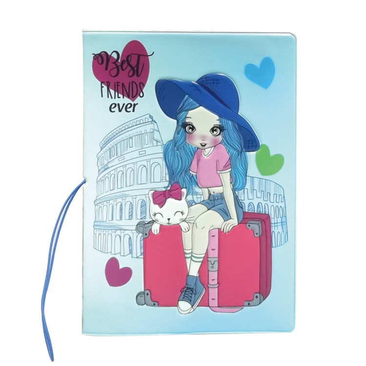 Unisex Cute Cartoon Character Pvc Passport Holders display picture 4