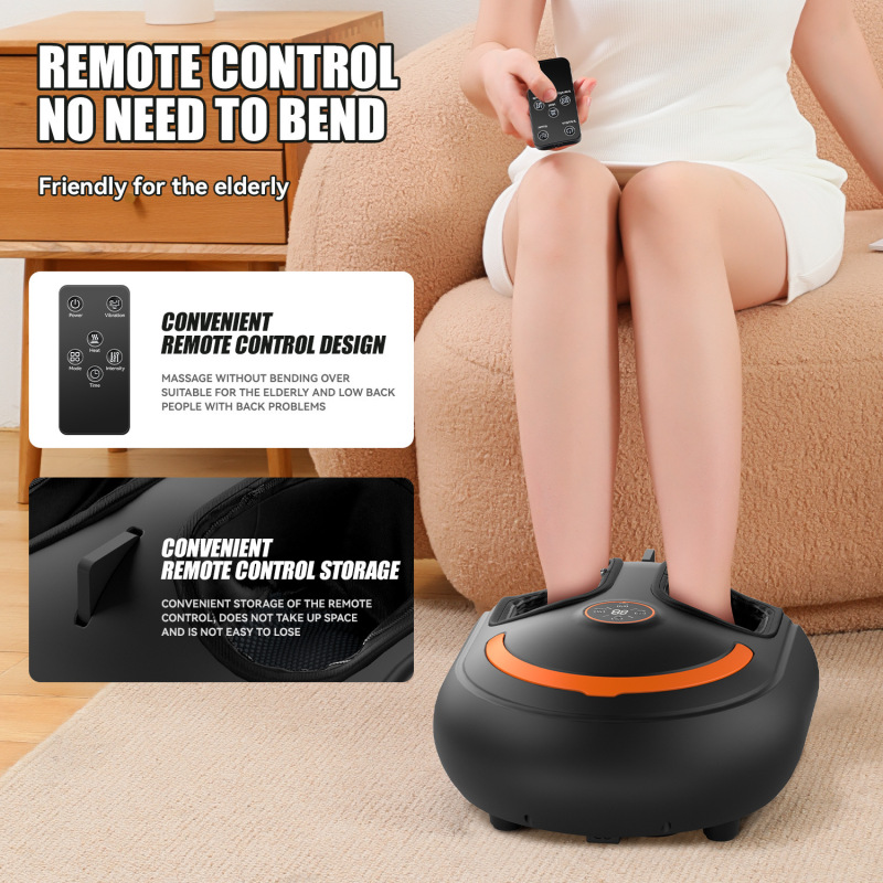 クロスボーダー足マッサージ機足底マッサージ器全自動足マッサージ器加熱振動家庭用プレゼント卸売り|undefined
