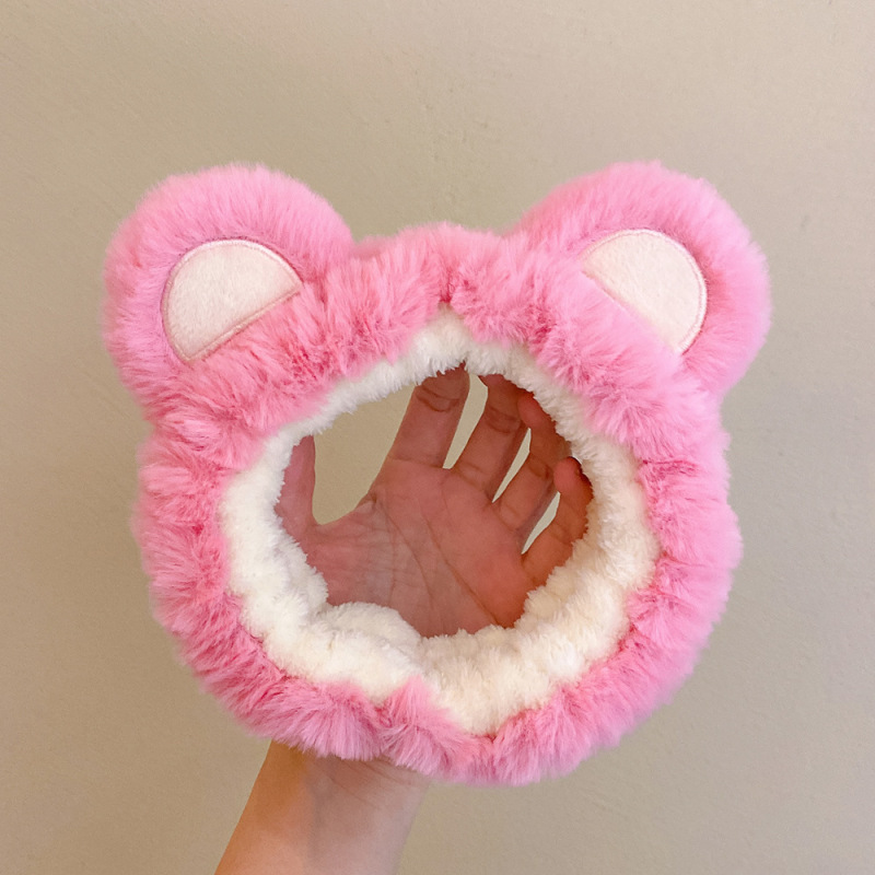 いちご熊洗顔ヘアバンドかわいい起爆いちご熊ヘアバンドアニメいちご熊ヘアバンド子供ヘアバンド|undefined