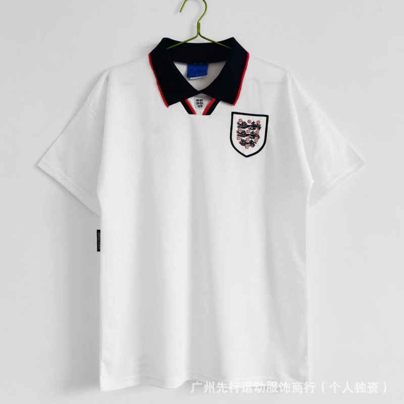 Colección de fútbol retro popular Argentina Alemania Inglaterra Brasil Copa Mundial de fútbol de manga corta