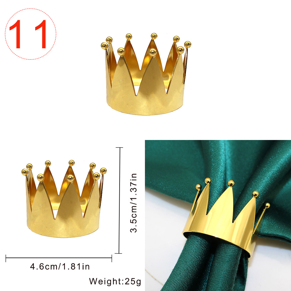 17g Weight Napkin ring Kitchen and drinking utensils 1 Piece Quantity Daily Occasion Metal Material Geometric Pattern Casual Style Casual Geometric Metal Napkin Ring 1 Piece 10