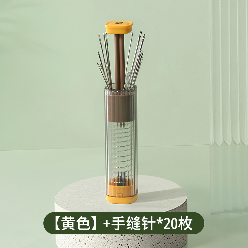 Aguja de acero de costura manual aguja de costura aguja de ojo grande aguja perforadora de aguja casera aguja de crucifijo aguja de desmontaje caja de aguja mágica