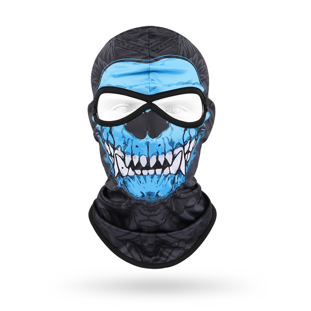 Motocicleta bicicleta equipo sudor absorbente transpirable cráneo cubierta deportes al aire libre collar ciclismo pesca máscara de protección solar