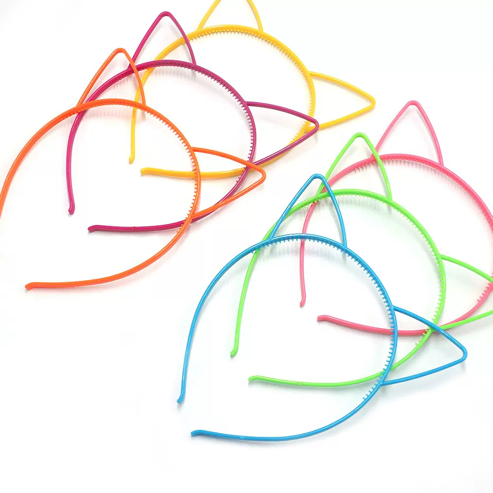 跨境欧美猫耳朵卡通发箍欧美保头饰派对礼品宝宝儿童发饰