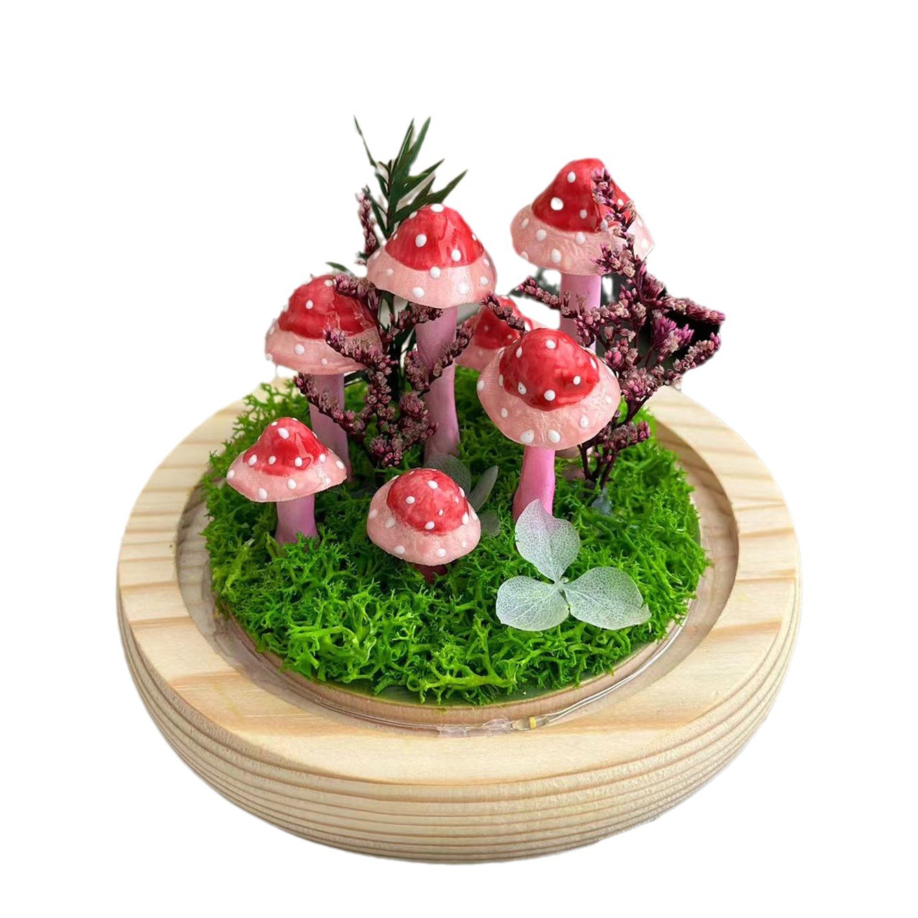 productos terminados transfronterizos hongos lámpara de noche diy material paquete para enviar a la novia regalo del día de San Valentín maestros amigos creativos hechos a mano