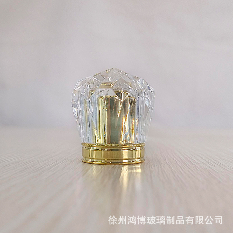 スポット卸売香水キャップ 15 口香水ボトル特別スポット供給ラウンドキャップボールキャップスポット PP 電気メッキ香水キャップ|undefined