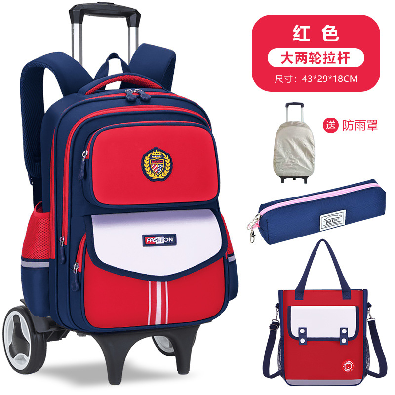 26 nuevas mochilas de tirón para estudiantes de primaria de grado uno, dos, tres a seis mochilas impermeables para niños de gran capacidad