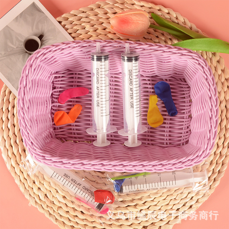 1*24 주사기 풍선 수구 초등학교 어린이 놀이 물 싸움 장난감 학교 매점 뜨거운 제품