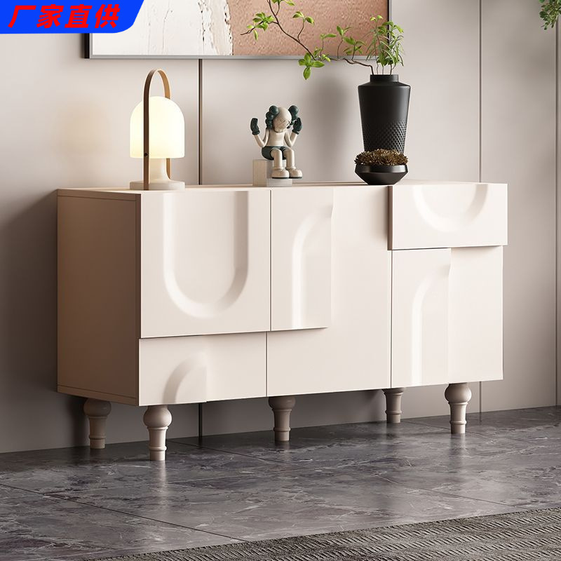 Italian Light Luxury Master Design French Sideboard Luxury Villa Restaurant Living Room Tea Cabinet Multi-Functional Commercial