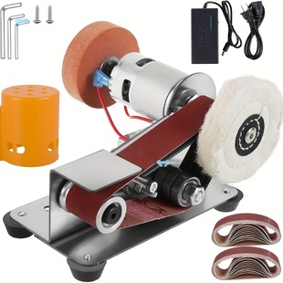 Mini Belt Sander 15 Degree Electric Belt Grinder 7 Belt Grinder