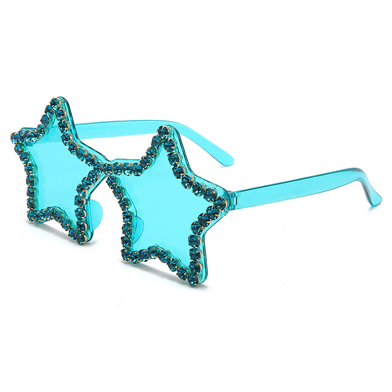 Decorative Props Event & Party Supplies Retro Star PC UV400 Protection Polygon Full Frame Women's Sunglasses