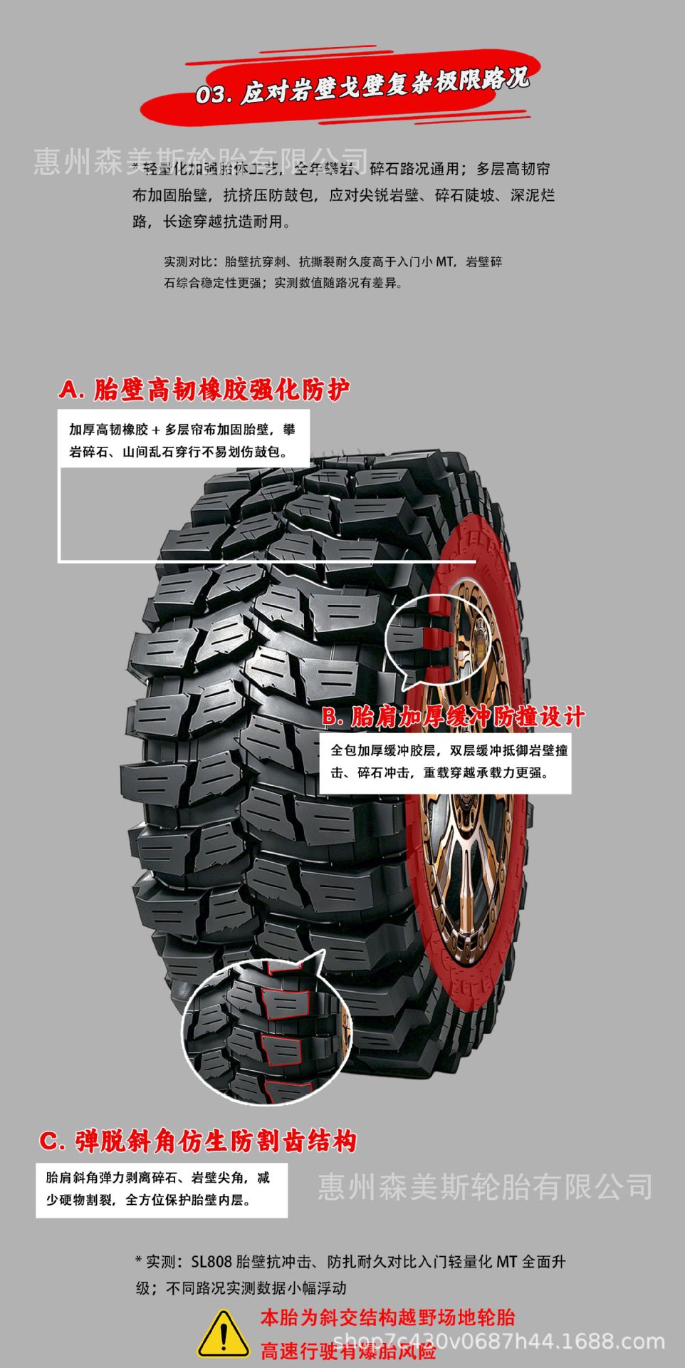 Maxxis 8060 Bigfoot Off-Road 285/35/37/40/12.5/13.5R17 Modified Imported Tires