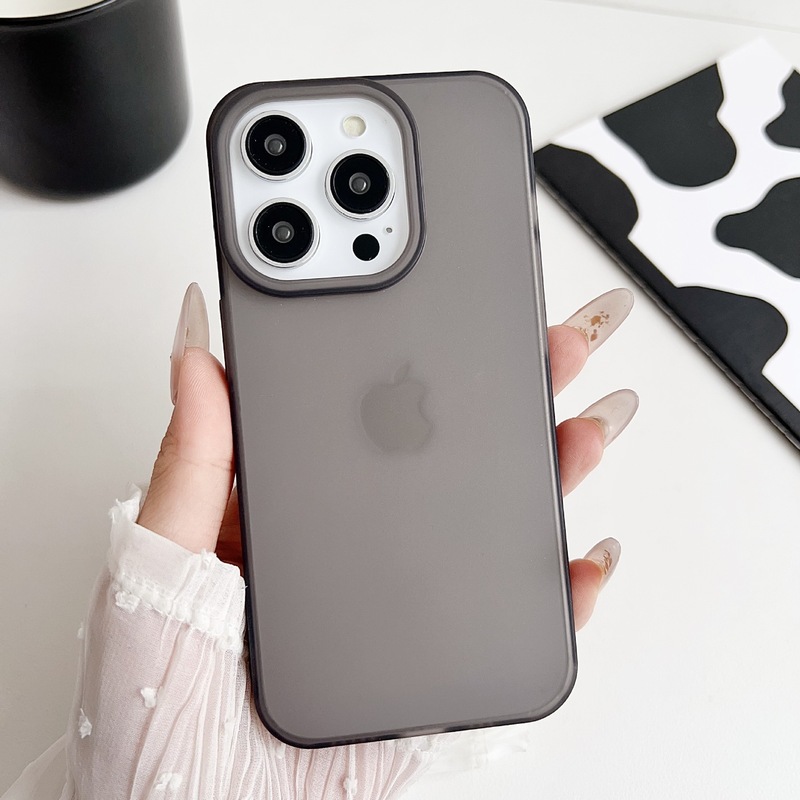 超薄氷霧iphone16 promaxフロスト携帯電話ソフトケース適用リンゴ15/14/13大穴保護カバー|undefined