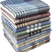 现货40x40cm亚马逊 方巾混装 男士手帕老式手绢口袋巾 12色/袋