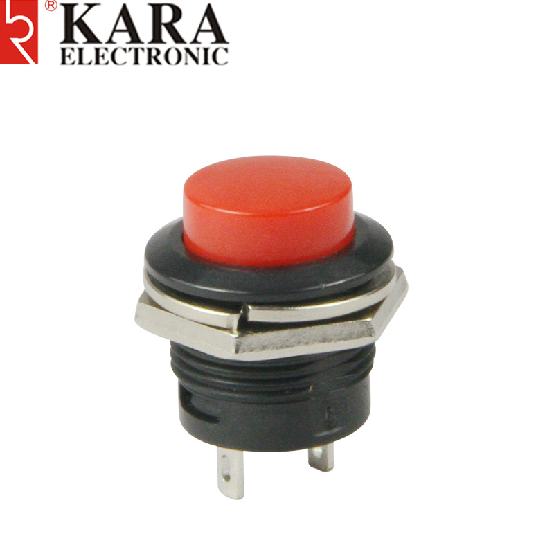 厂家批发 PBS圆形按钮开关 点动开关 无锁按键开关