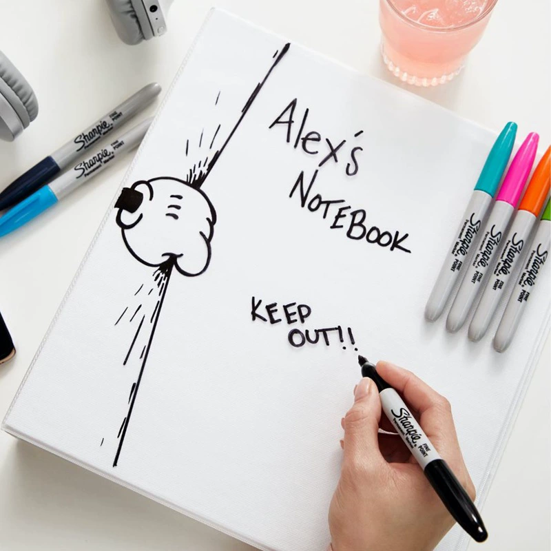 Американский маркер Sharpie30001 масляно-растворимый перманентный не выцветает без пыли лабораторный маркер